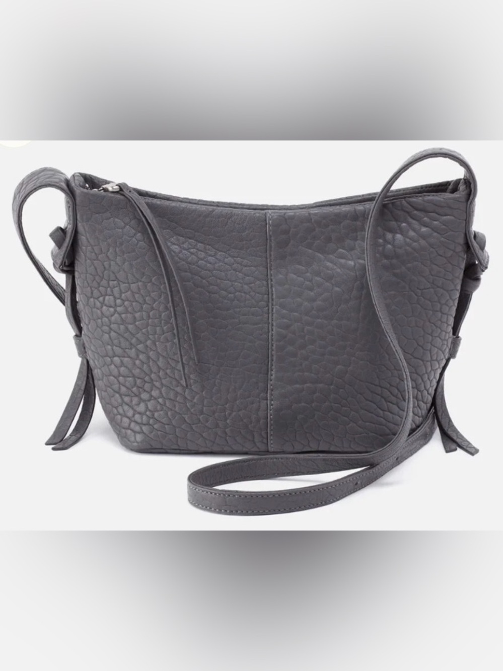 *HOBO* Bonita Crossbody Bag - Gray with Dust Cover